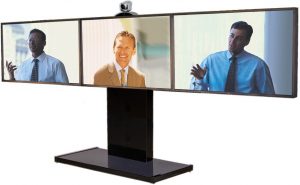 Videokonferenz und Telepresence maximal acht Bildschirme möglich